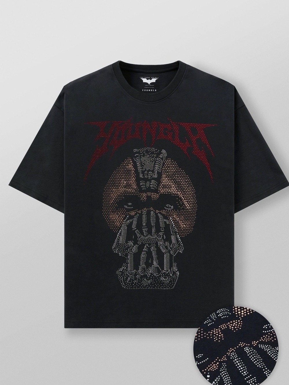 YoungLA Rhinestone Bane R shirt - Picture 2 of 2